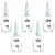 Kit Esmalte Colorama Pétala Branca 8ml C/5 - Imagem 1