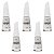 Kit Esmalte Natural Risqué Renda 8ml C/5 - Imagem 1