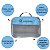 Nécessaire de Viagem Klass Vough Com Compartimentos Azul Ref. Xj-077 - Imagem 2