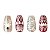 Unhas Postiças Kiss Sd Dont Cry Snowman Medium C/28un Sd19x - Imagem 4