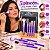 Kit Macrilan: 5 Pincéis Para Maquiagem Roxo Kp5-18 - Imagem 2