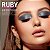 Sombra Para Olhos em Barra Ruby Kisses Stick Eyeshadow Titanium Glam 1,4g Rsb06b - Imagem 6