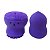 Esponja Para Maquiagem e Limpeza Facial Meily's Roxo Mac-218 - Imagem 1