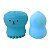 Esponja Para Maquiagem e Limpeza Facial Meily's Azul Mac-218 - Imagem 1