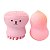 Esponja Para Maquiagem e Limpeza Facial  Meily's Rosa Mac-218 - Imagem 1