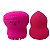 Esponja Para Maquiagem e Limpeza Facial  Meily's Pink Mac-218 - Imagem 1