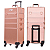 Maleta Carrinho Creative Makeup 4 Andares e 4 Rodinhas Rose Gold Bo-tr007t - Imagem 5