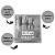 Kit Jacki Design Kit de Frascos Para Viagem 9 Peças Akm20902 Cinza C/6 - Imagem 2