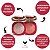 Blush Marmorizado Cor 1 + Blush Marmorizado Cor 2 Eudora Niina Secrets 9,6g - Imagem 2