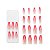 Unhas Postiças Kiss Ny Gel Extend Bailarina Com 24un Gn01b - Imagem 3