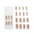 Unhas Postiças Kiss Ny Gel Extend Quadrada Com 24un Gn03b - Imagem 3
