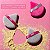 Esponja Puff Para Pó Ruby Kisses Triangular Rosa e Cinza - Imagem 5