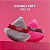 Esponja Puff Para Pó Ruby Kisses Triangular Cinza e Rosa - Imagem 4