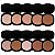 Kit Pó Compacto Ruby Rose Obsidian Crystal Powder Com 10 - Imagem 1