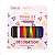 Kit Caneta Delineadora de Unhas Pink 21 Decoration Com 12 - Imagem 1