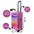 Maleta Carrinho Rubys 2 Andares e 4 Rodinhas Rosa Fs-w1204 Mc-1 - Imagem 2