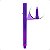 Caneta Delineadora de Unhas Pink 21 Decoration Roxo 3,2g - Imagem 1