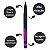 Caneta Delineadora de Unhas Pink 21 Decoration Preto 3,2g - Imagem 2