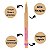 Caneta Delineadora de Unhas Pink 21 Decoration Dourado 3,2g - Imagem 2