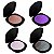 Kit Iluminador e Sombra Cream Ruby Rose Obsidian Mystic Glam Com 4 - Imagem 3