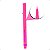 Caneta Delineadora de Unhas Pink 21 Decoration Rosa 3,2g - Imagem 1