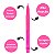 Caneta Delineadora de Unhas Pink 21 Decoration Rosa 3,2g - Imagem 2