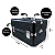 Maleta de Maquiagem Cisne Linha Shine Preto Glitter e Preto Csn-5160B - Imagem 2