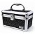 Maleta de Maquiagem Cisne Linha Shine Preto Glitter e Prata Com Bandeja Csn-5120B - Imagem 8