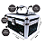 Maleta de Maquiagem Cisne Linha Shine Preto Glitter e Prata Csn-5120B - Imagem 2