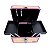 Maleta Cisne Linha Shine Salmão e Rosa Csn-5131B - Imagem 3