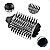 Kit Refil Escova Secadora Oval + Raquete Taiff Tourmaline - Imagem 3