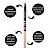 Lápis Retrátil Para Olhos Ruby Kisses Prova D'água Blackest Black Re01b - Imagem 2