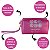 Necessaire Organizadora Hello Kitty by Klass Vough Estampada Rosa Kchk-04p - Imagem 2