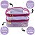 Necessaire Organizadora Transparente Hello Kitty by Klass Vough Lilás Kchk-01l - Imagem 2