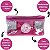 Necessaire Retangular Transparente Hello Kitty by Klass Vough Rosa Kchk-07 - Imagem 2