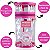 Necessaire Cilíndrica Transparente Hello Kitty by Klass Vough Rosa Kchk-06sr - Imagem 2