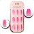 Unha Postiça Autocolante Press&Go Pink Jelly KPNC12K - Imagem 1