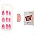 Unha Postiça Autocolante Press&Go Pink Jelly KPNC12K - Imagem 3