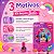 Kit Impala Barbie:1 Esmalte Shine Bright e Paleta de Maquiagem Infantil Cj. 1 - Imagem 4