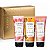 Kit Eudora Instance Creme Desodorante Corporal: Frutas Vermelhas, Marácuja e Cereja e Amêndoas 180ml - Imagem 1