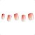 Unhas Autocolantes Quadrado Curto Kiss Ny imPress Successful Rose Kpan05ka - Imagem 3