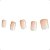 Unhas Autocolantes Quadrado Curto Kiss Ny imPress Free Pass Coral Kpan01ka - Imagem 3