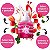 Kit Hidratante Phállebeauty Girls Gel Aromatizante Beijável Para Virilha Morango Com Creme Com 5 180g - Imagem 2