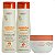 Kit Arvensis Cachinhos Naturais Cabelos Crespos e Crespíssimos: Shampoo 300ml, Condicionador 300ml e Creme 2x1 250g - Imagem 1