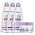 Kit Arvensis Cachinhos Naturais Cabelos Crespos e Crespíssimos: Shampoo 300ml, Condicionador 300ml, Creme 2x1 250g e Ativador de Cachos 300ml - Imagem 1