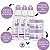 Kit Arvensis Cachinhos Naturais Cabelos Crespos e Crespíssimos: Shampoo 300ml, Condicionador 300ml, Creme 2x1 250g, Ativador de Cachos 300ml e Geleia Ativadora 300ml - Imagem 2