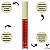 Batom Líquido Ruby Rose Silk Skin Comfort Lips SL04 3,5ml HB-L6201-4 - Imagem 3