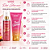 Kit Kiss New York Rosé Glamour: Body Splash 200ml e Loção Hidratante 180ml - Imagem 7