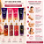 Kit Kiss New York Loção Corporal e Body Splash: Rosé Glamour, Seduction Gold, Dark Kiss e Pink Romance 180ml - Imagem 6