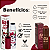 Kit Presente Vizzela: Blush Stick Red e Máscara de Cílios No Panda Big Bordô - Imagem 2